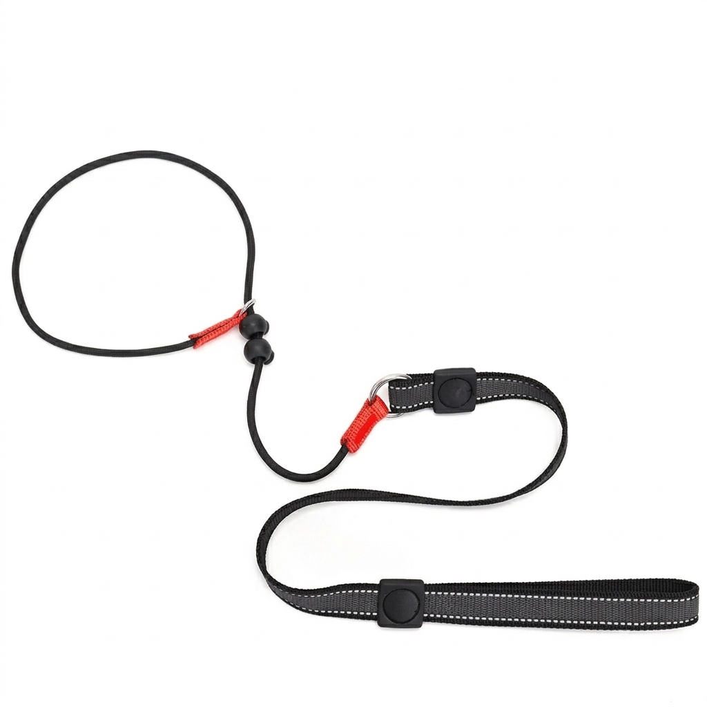 Dailypets 2-in-1 Nylon Slip Lead for Dogs with Adjustable Training Loop & 200 cm Lead
