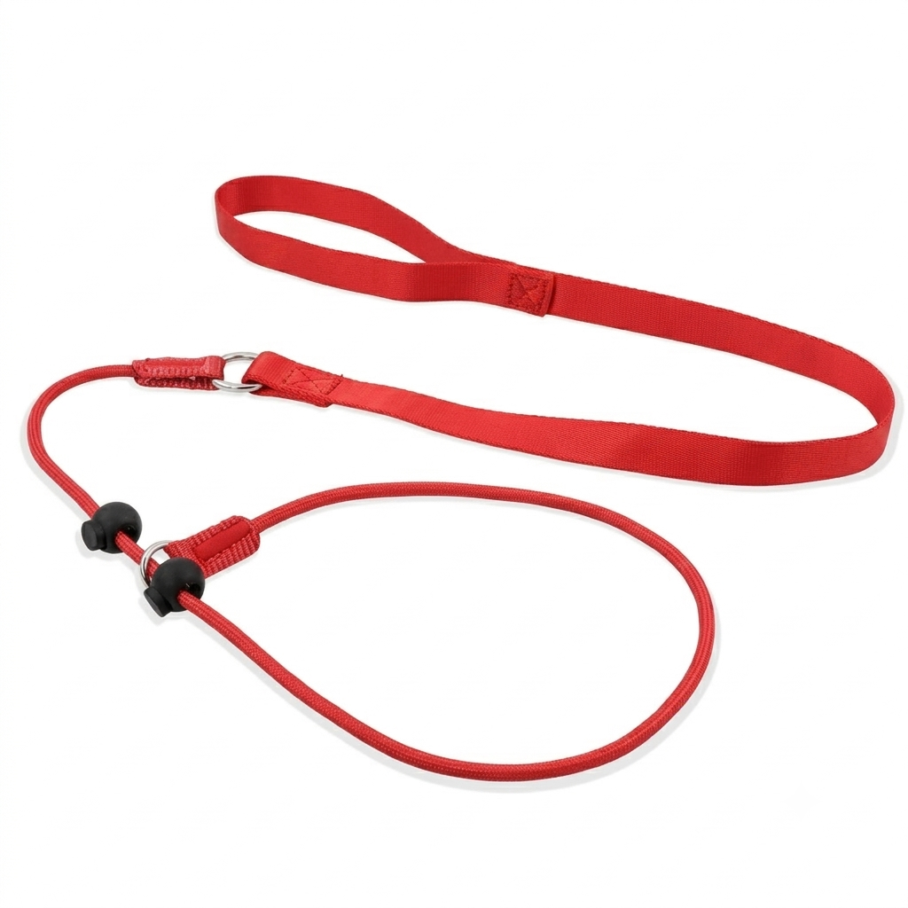 Dailypets 2-in-1 Nylon Slip Lead for Dogs with Adjustable Training Loop & 200 cm Lead