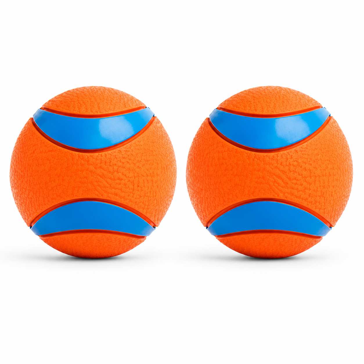 Dailypets Ultra Bounce Dog Fetch Balls 2 Pack for Small Dogs Lightweight Floating Design