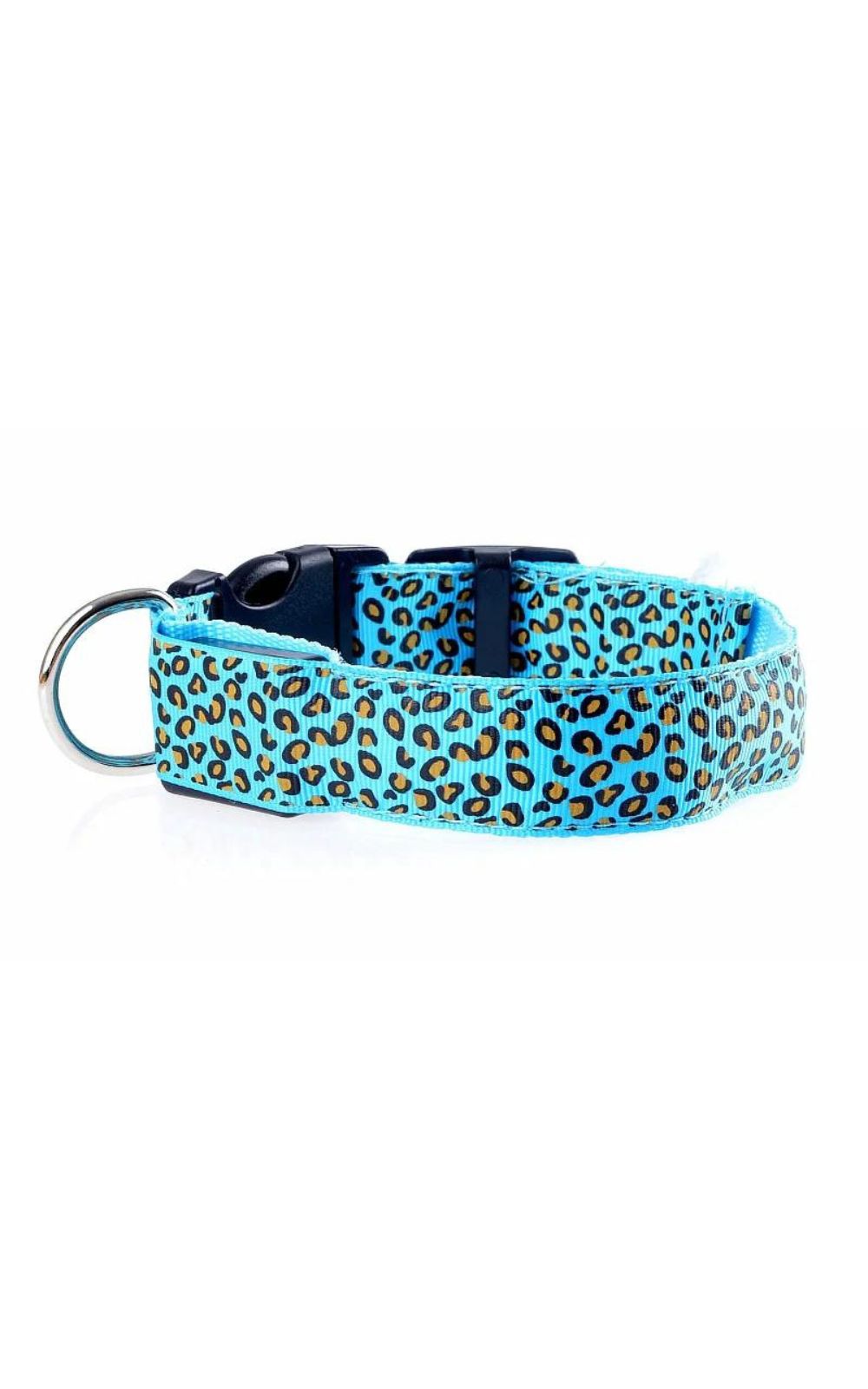 Collier léopard à LED pour chien