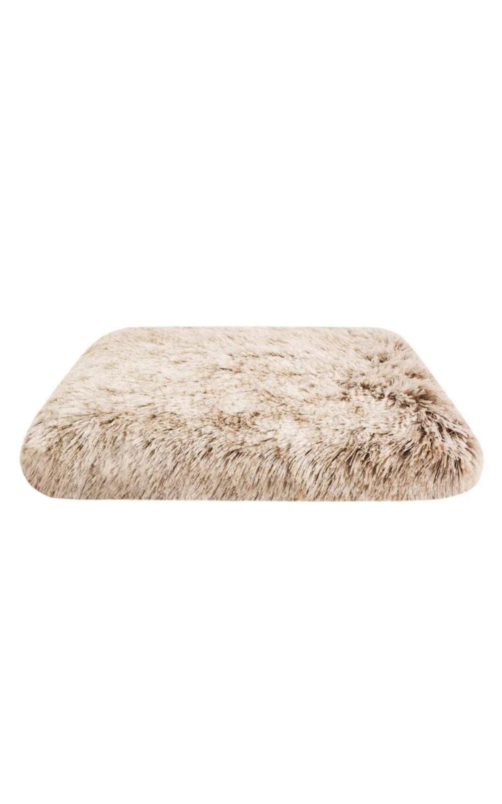 Coussin pour chien  en peluche déhoussable et lavable en machine