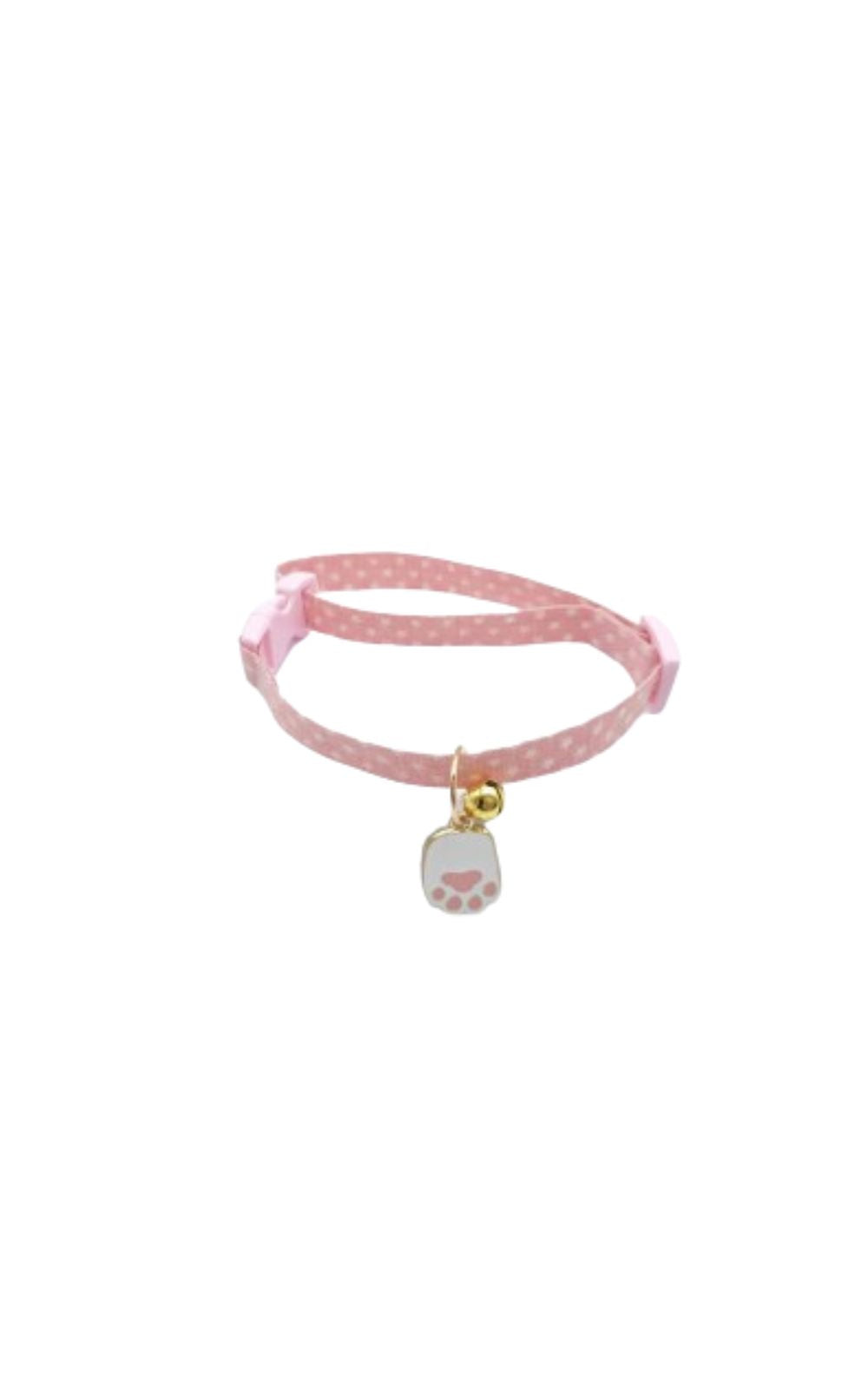 Collier réglable pour chat avec cloche et pendentif mignon