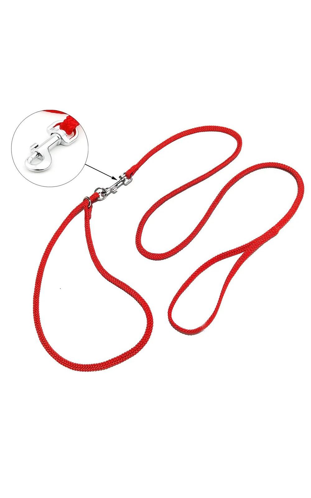 Collier de traction avec laisse d'entraînement en nylon pour chiens