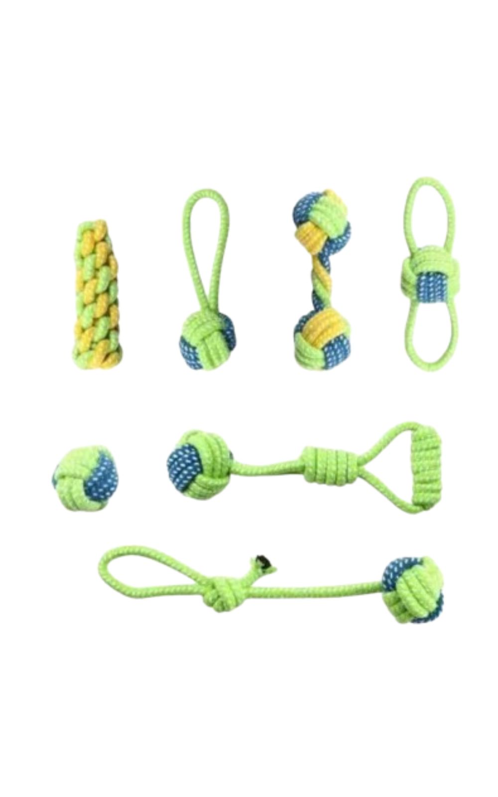 Lot de jouets interactifs en corde pour chien