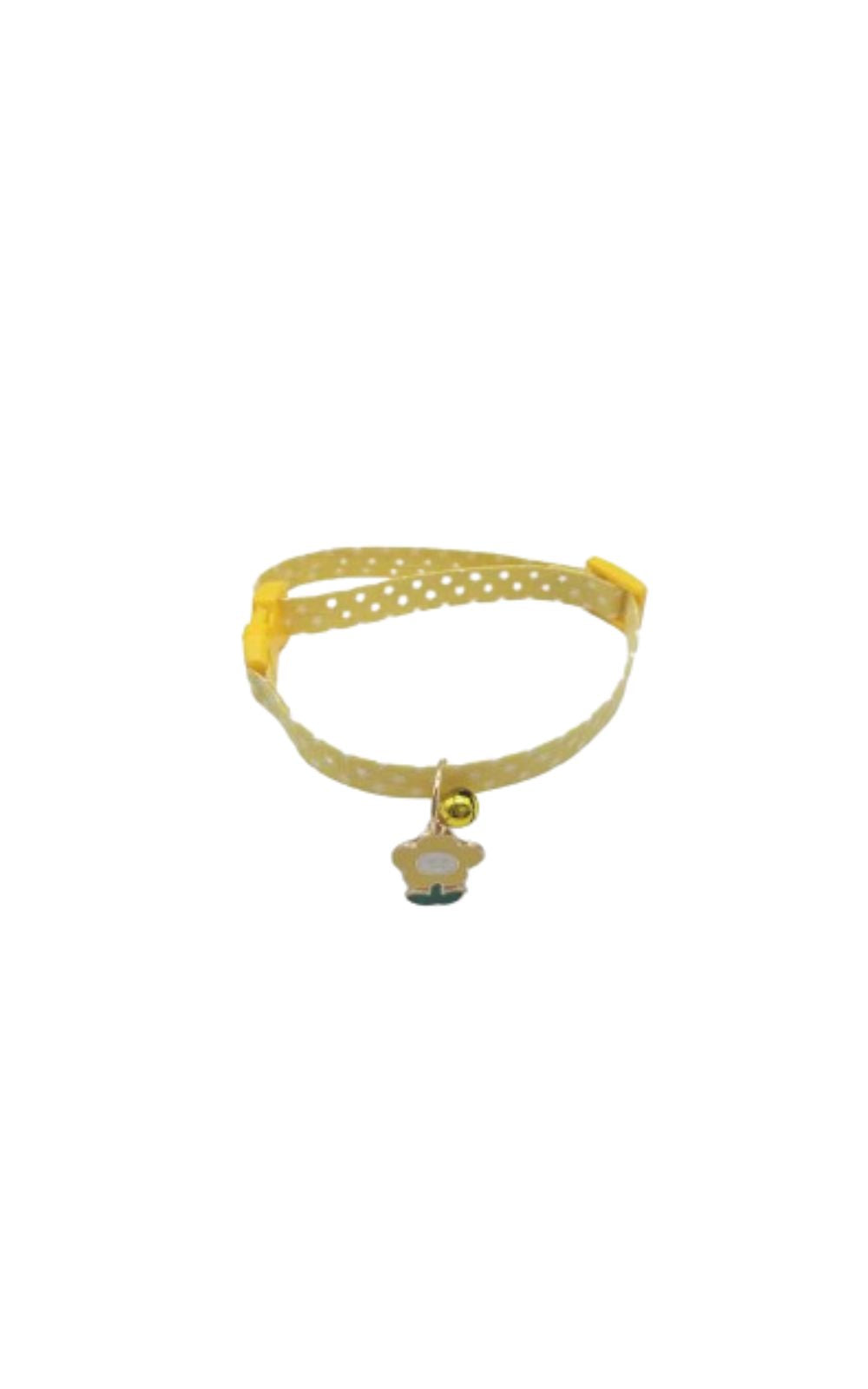 Collier réglable pour chat avec cloche et pendentif mignon