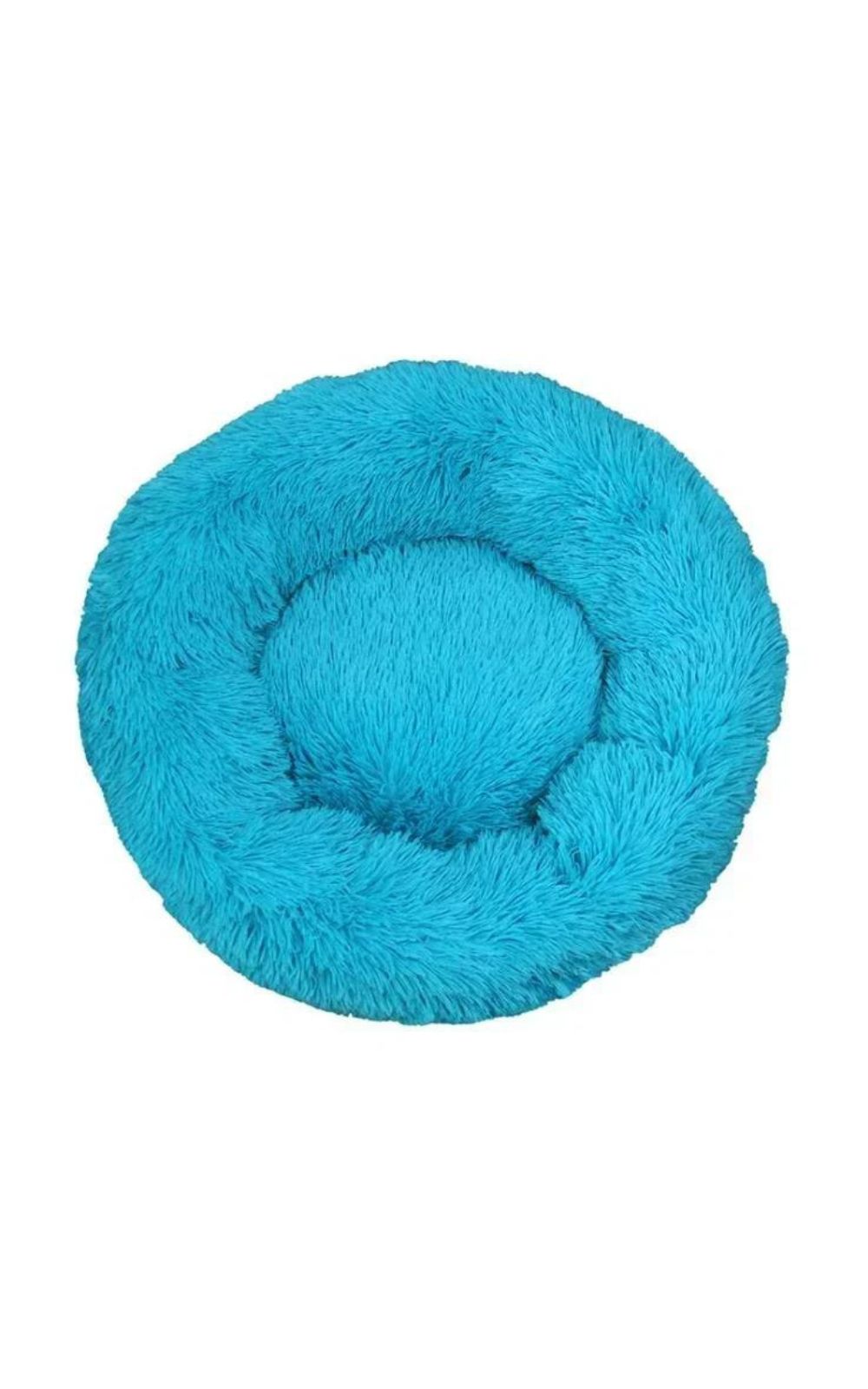 Coussin bleu pour chat en peluche 100% coton lavable en machine