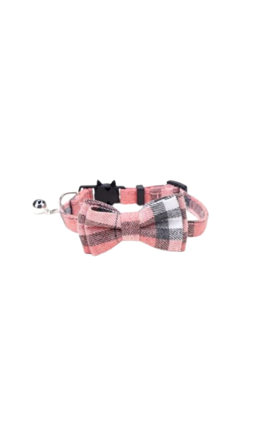 Collier de Noël pour chat réglable avec nœud papillon et clochette