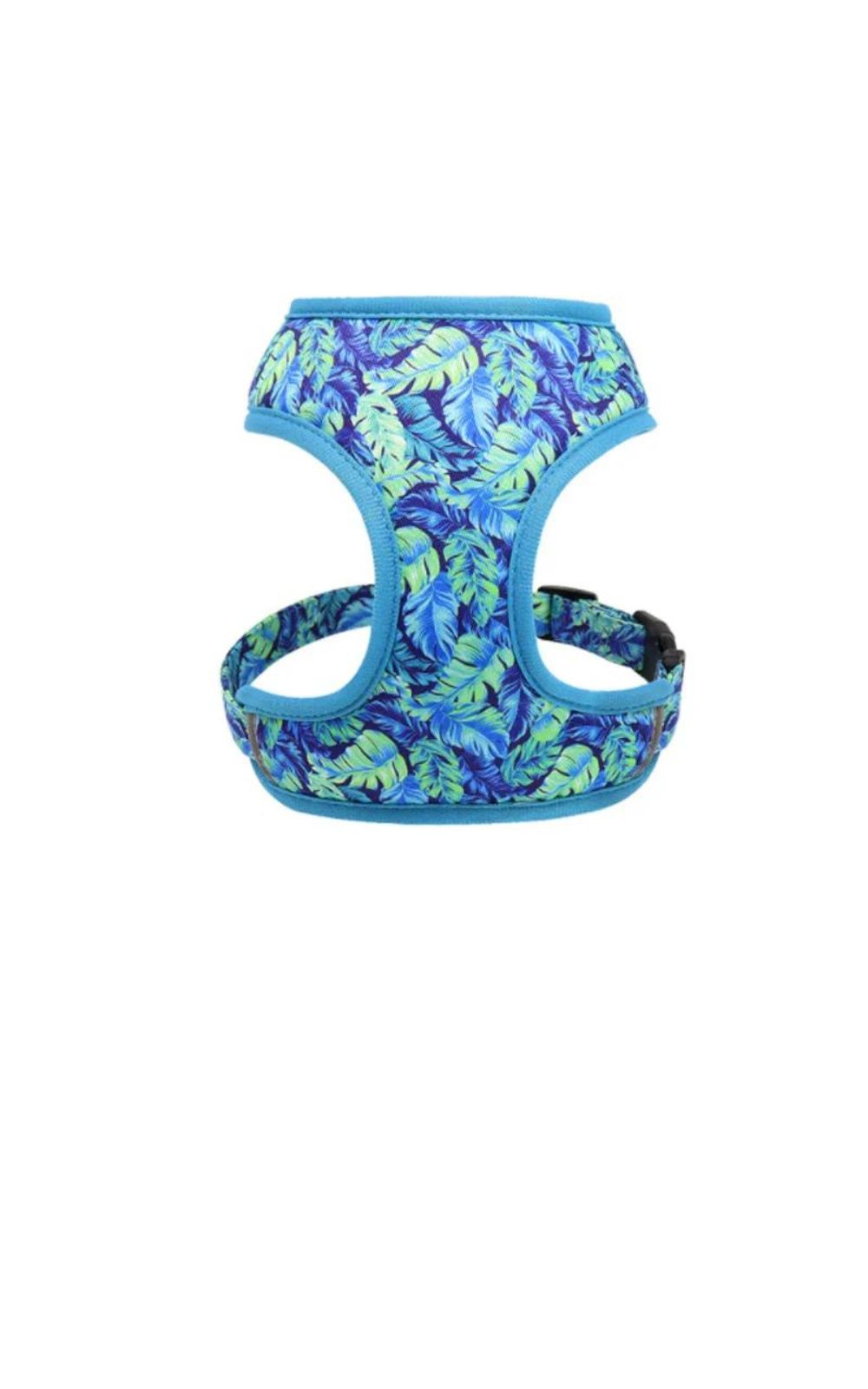 Ensemble harnais et laisse pour chien motifs floraux