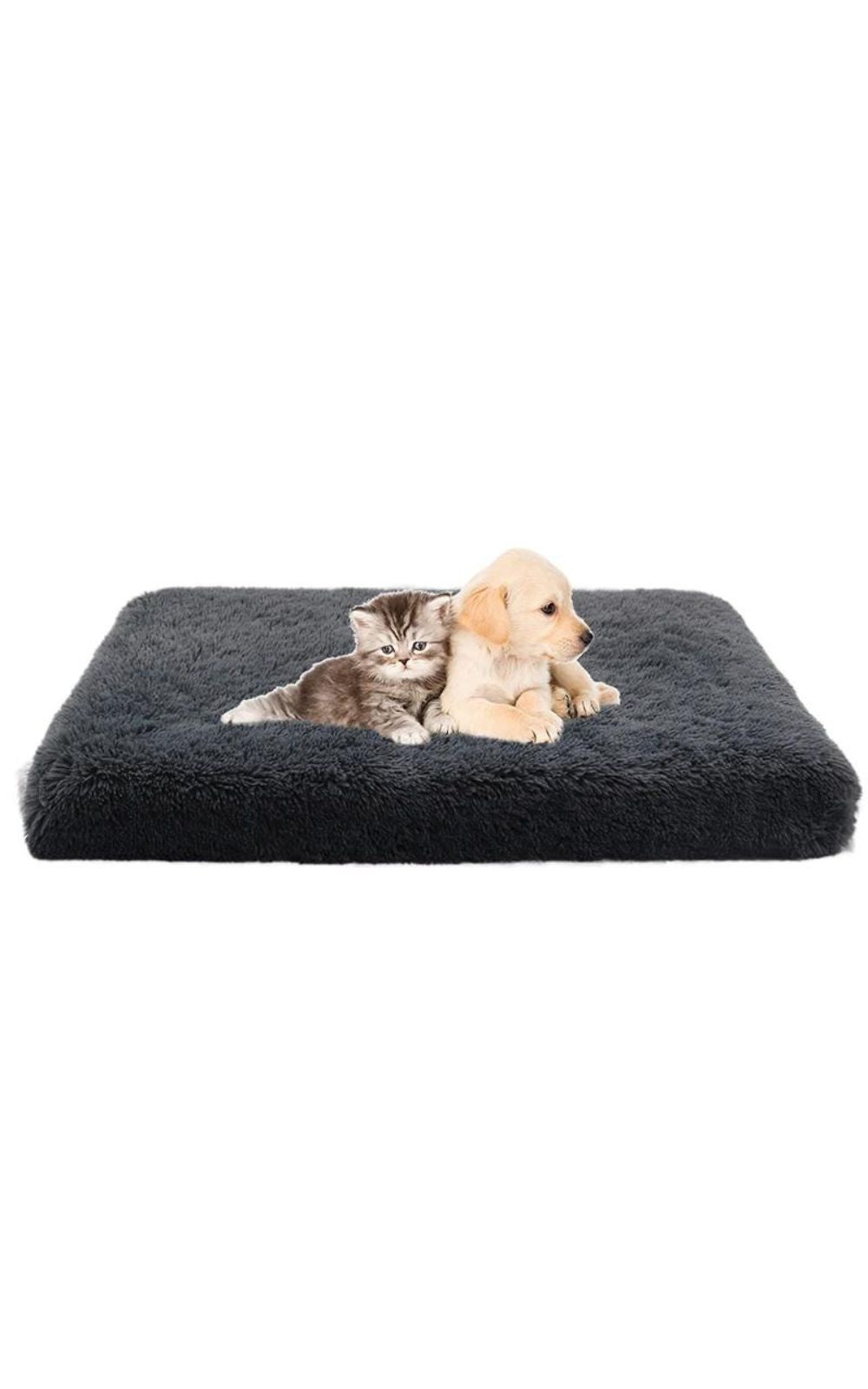 Tapis de lit en peluche pour chien et chat