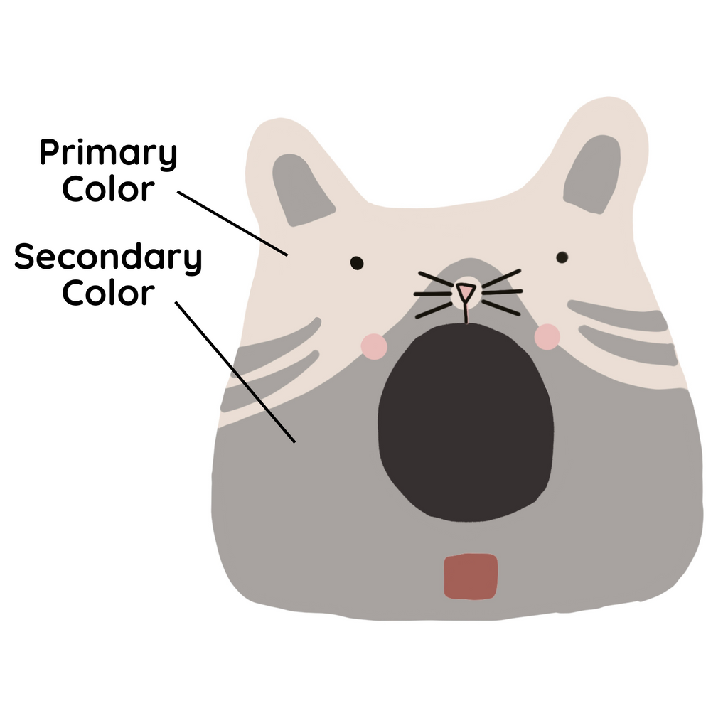 Dailypets Kitty Face Wool Cat Cave Bed