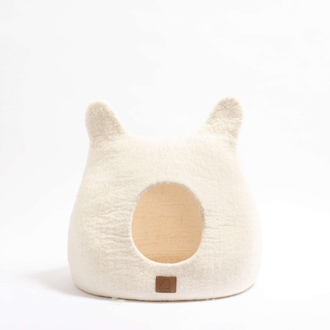 Dailypets Enclosed Felted Wool Cat Cave Bed