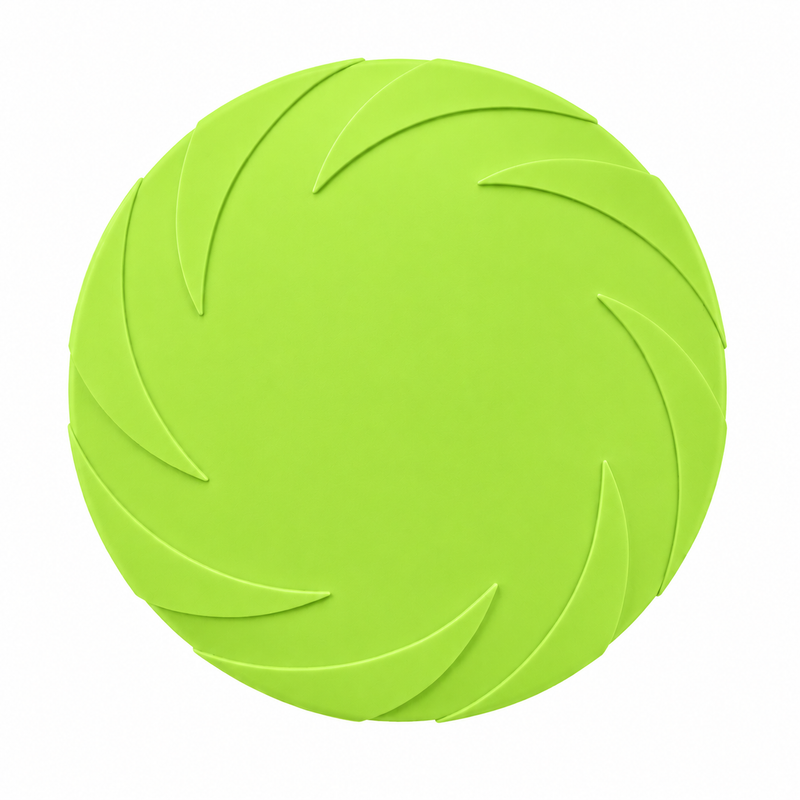 Dailypets Silicone Flying Disc for Dogs – Flexible Fetch Toy with Dental Ridges