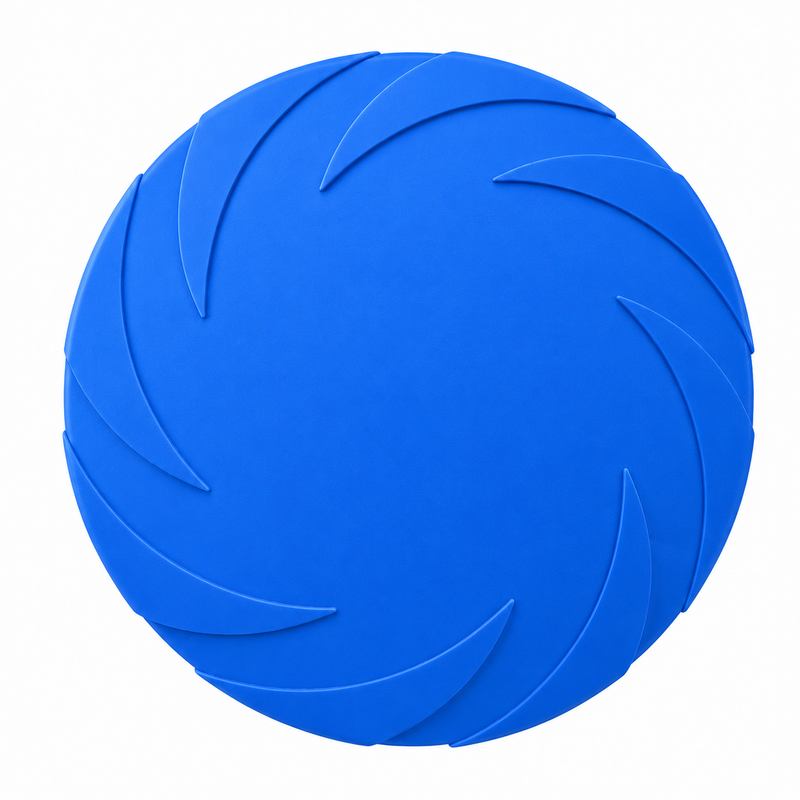 Dailypets Silicone Flying Disc for Dogs – Flexible Fetch Toy with Dental Ridges
