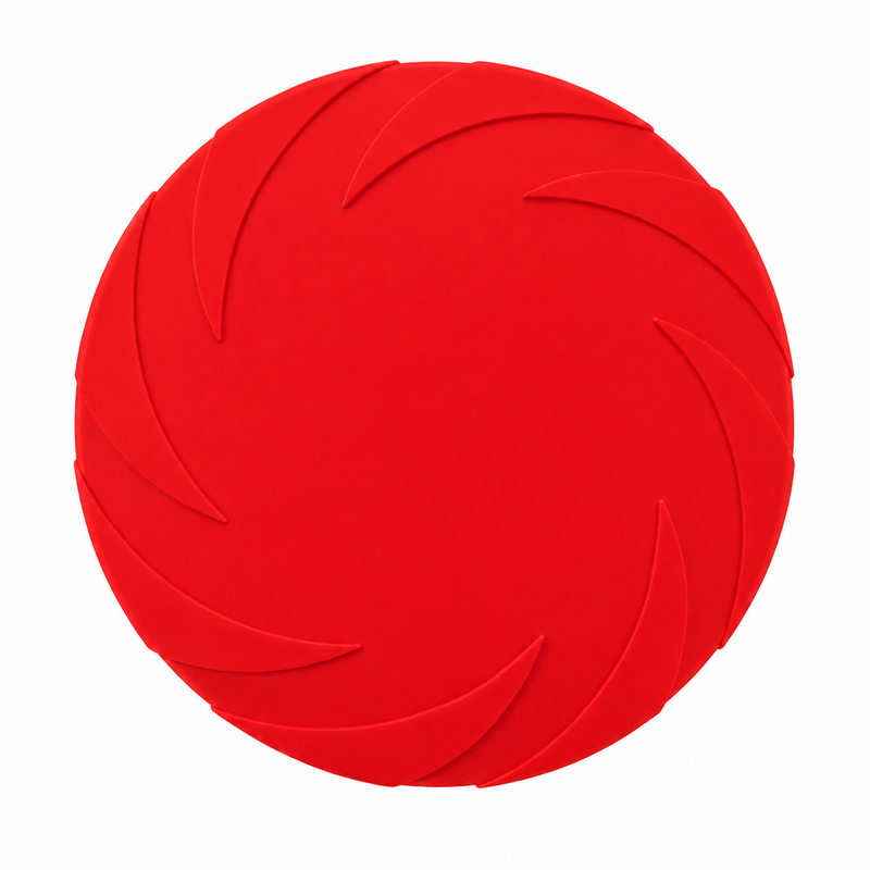 Dailypets Silicone Flying Disc for Dogs – Flexible Fetch Toy with Dental Ridges