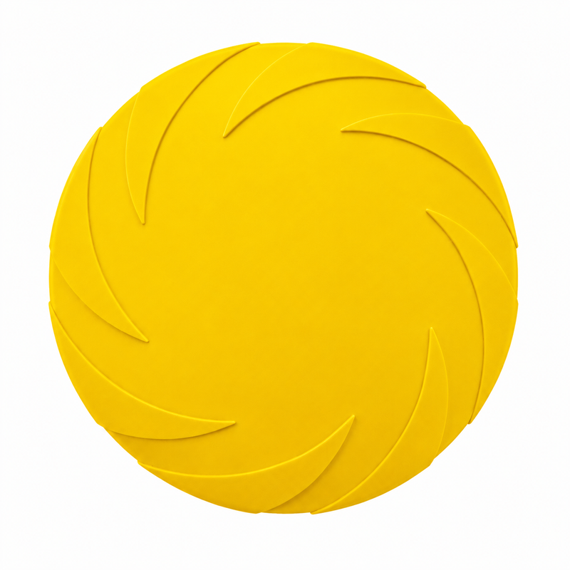 Dailypets Silicone Flying Disc for Dogs – Flexible Fetch Toy with Dental Ridges