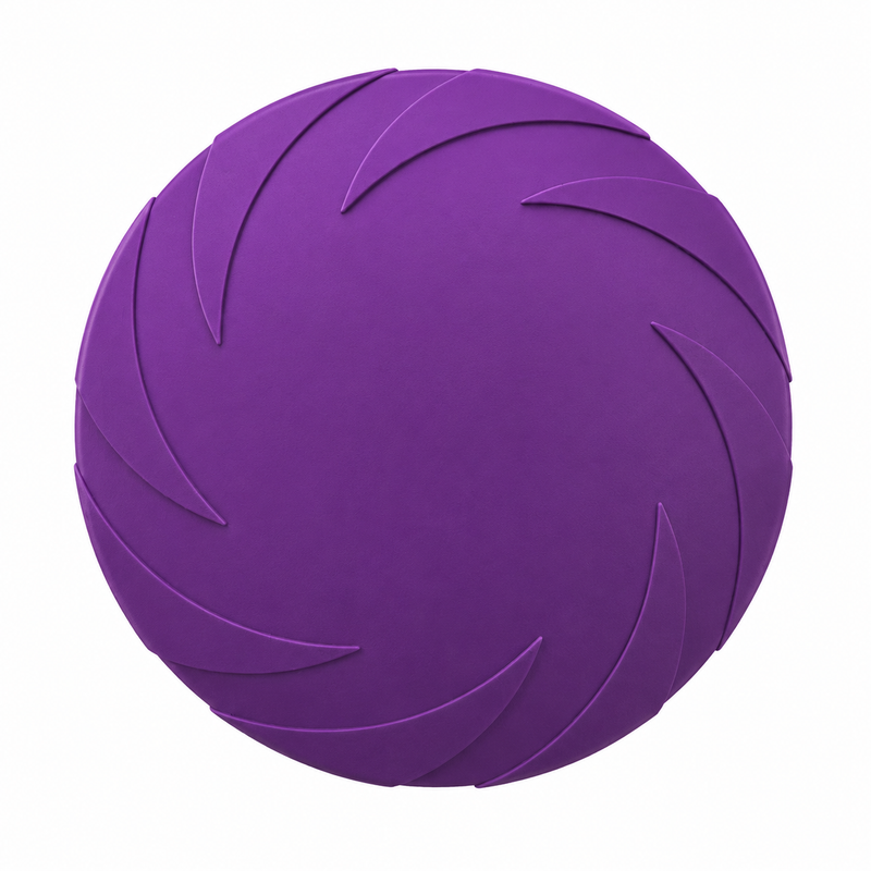 Dailypets Silicone Flying Disc for Dogs – Flexible Fetch Toy with Dental Ridges