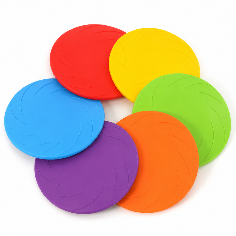 Dailypets Silicone Flying Disc for Dogs – Flexible Fetch Toy with Dental Ridges