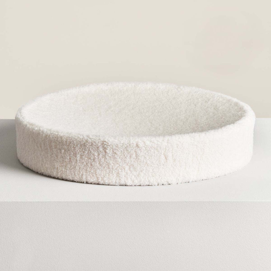 Dailypets Soft Cat Nest Bed – Faux Shearling Round Cushion