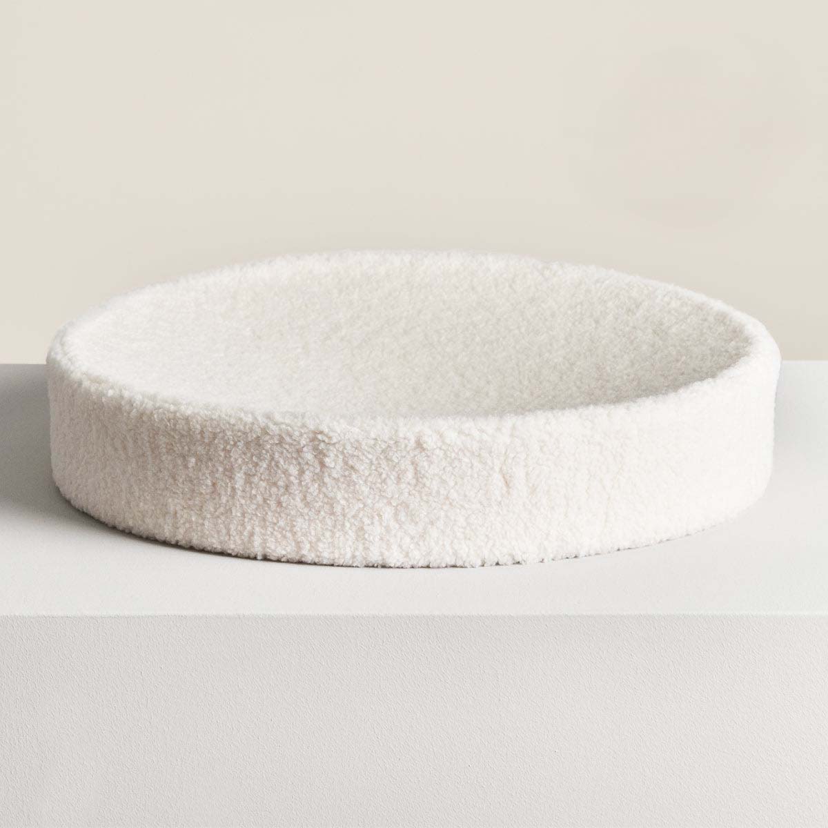 Dailypets Soft Cat Nest Bed – Faux Shearling Round Cushion