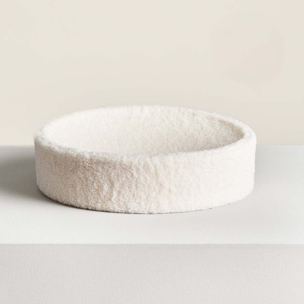 Dailypets Soft Cat Nest Bed – Faux Shearling Round Cushion
