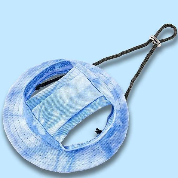 Dailypets Summer Sun Hat for Cats with Adjustable Chin Strap