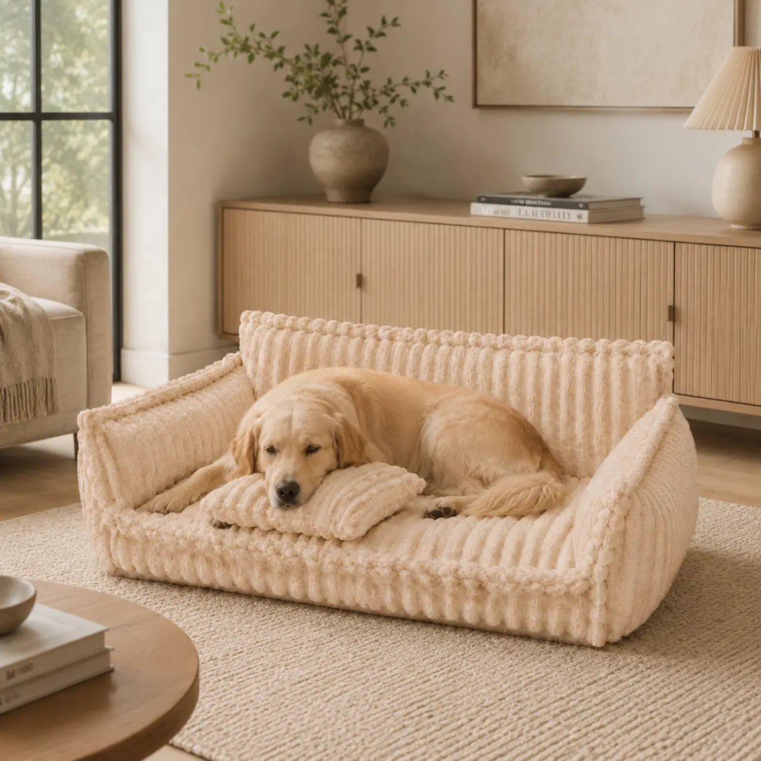 Dailypets Cozy Pet Sofa Bed, Plush Washable Lounge for Dogs