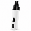 POUPIPETS Pet Nail Grinder – Whisper Quiet Electric Trimmer for Dogs & Cats