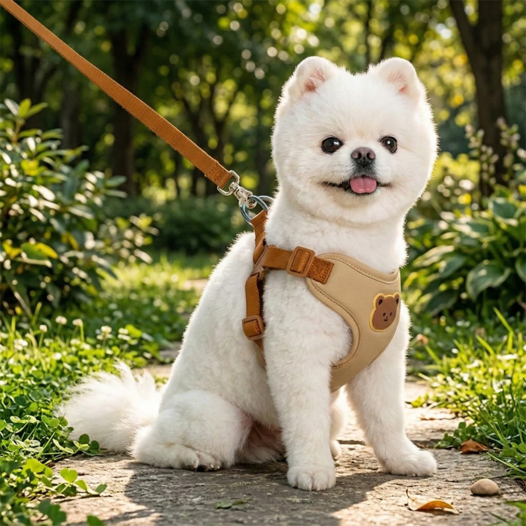 Dailypets Escape-Proof Cat & Small Dog Harness with Adjustable No-Pull Vest and Leash