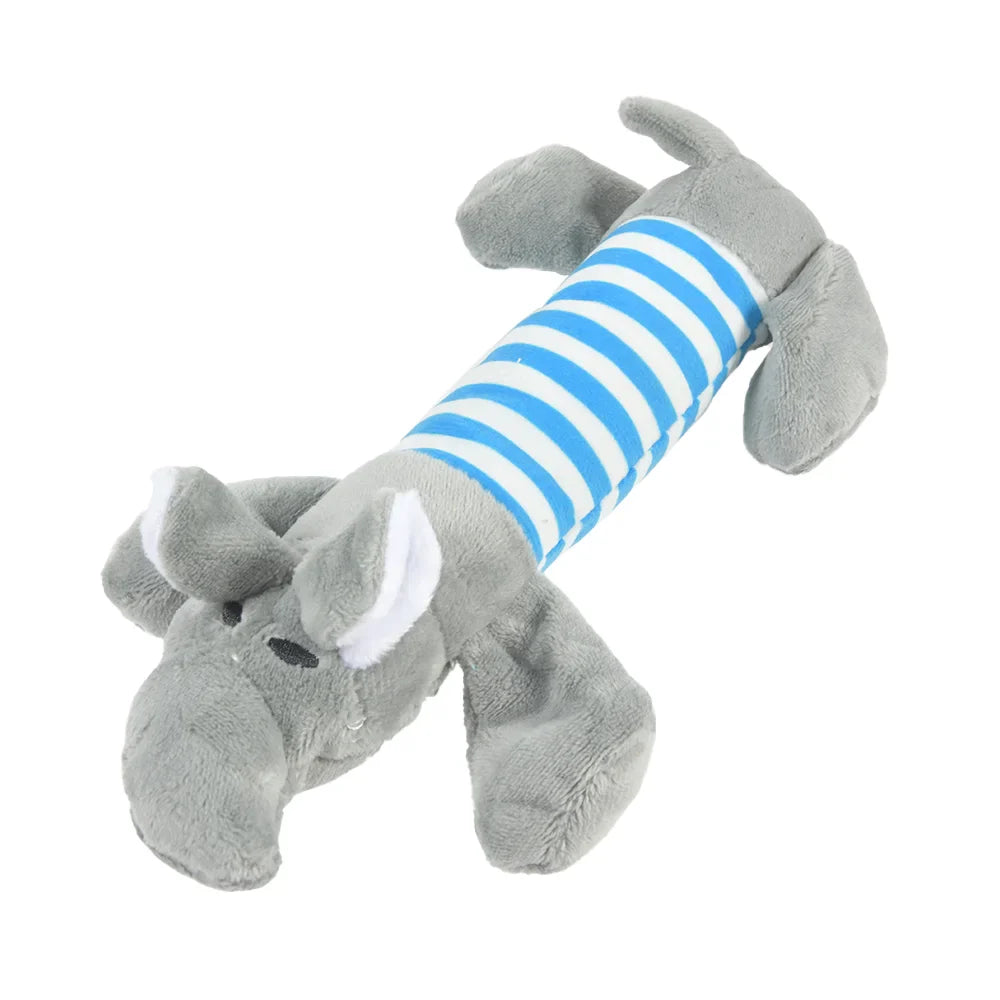 Dailypets Plush Squeaky Dog Toy Assorted Dinosaur Dog Plush