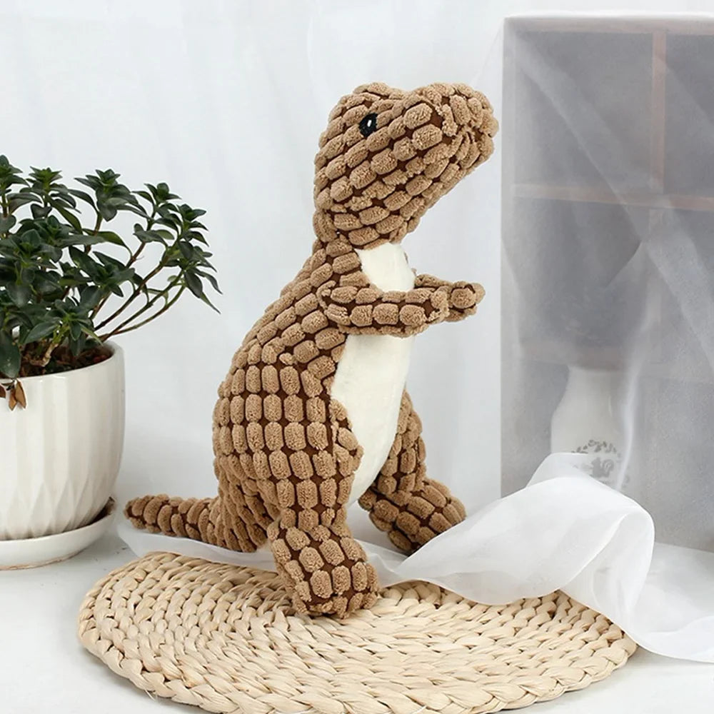Dailypets Plush Animal Chew Toy for Dogs & Cats with Soft Durable Fabric