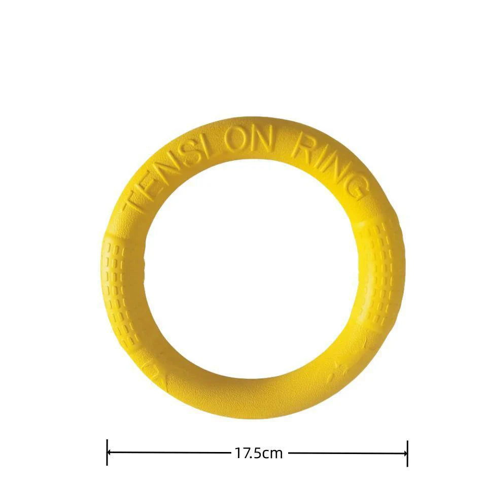 Dailypets Training Ring Dog Toy Gentle Grip Fetch Ring