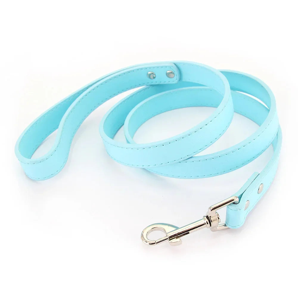 Dailypets Soft PU Leather Dog Leash with Alloy Hook for Everyday Walks and Training