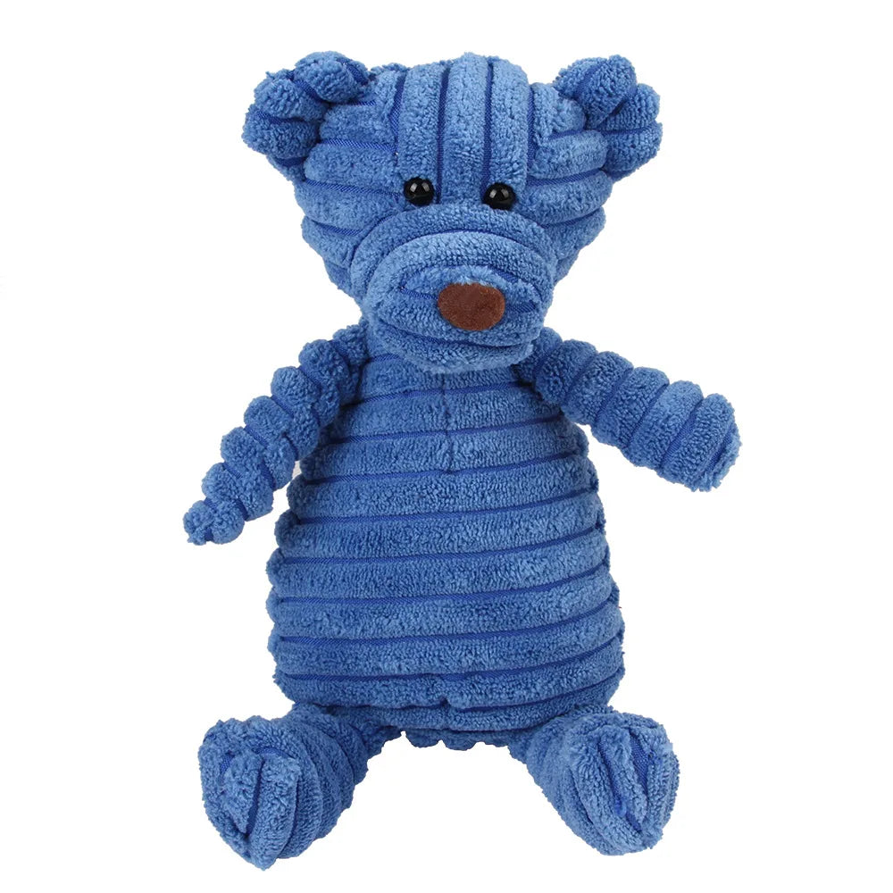 Dailypets Playtime Pals Squeaky Dog Toy – Assorted Animal Characters