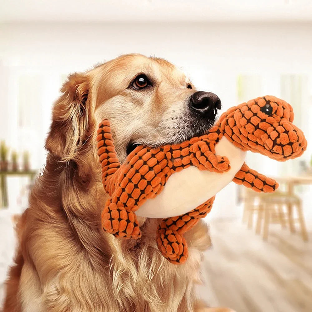 Dailypets Plush Animal Chew Toy for Dogs & Cats with Soft Durable Fabric