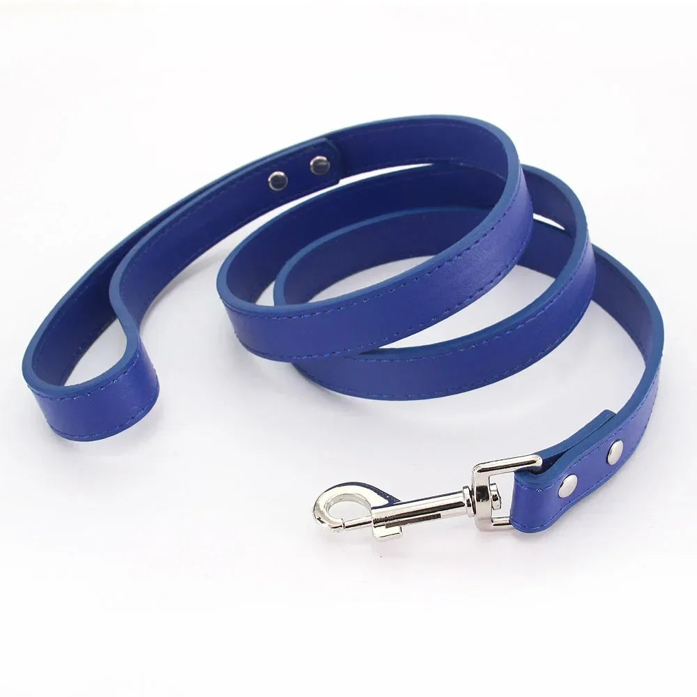 Dailypets Soft PU Leather Dog Leash with Alloy Hook for Everyday Walks and Training