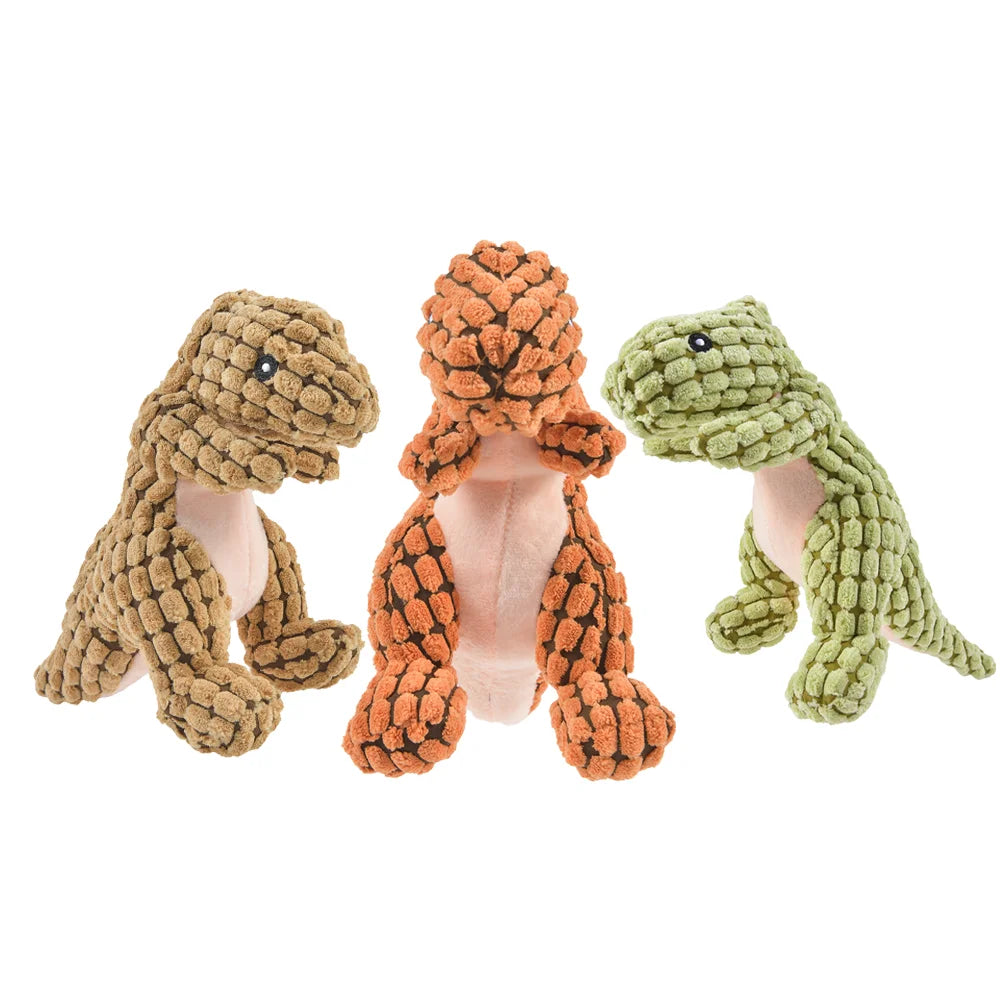 Dailypets Plush Animal Chew Toy for Dogs & Cats with Soft Durable Fabric