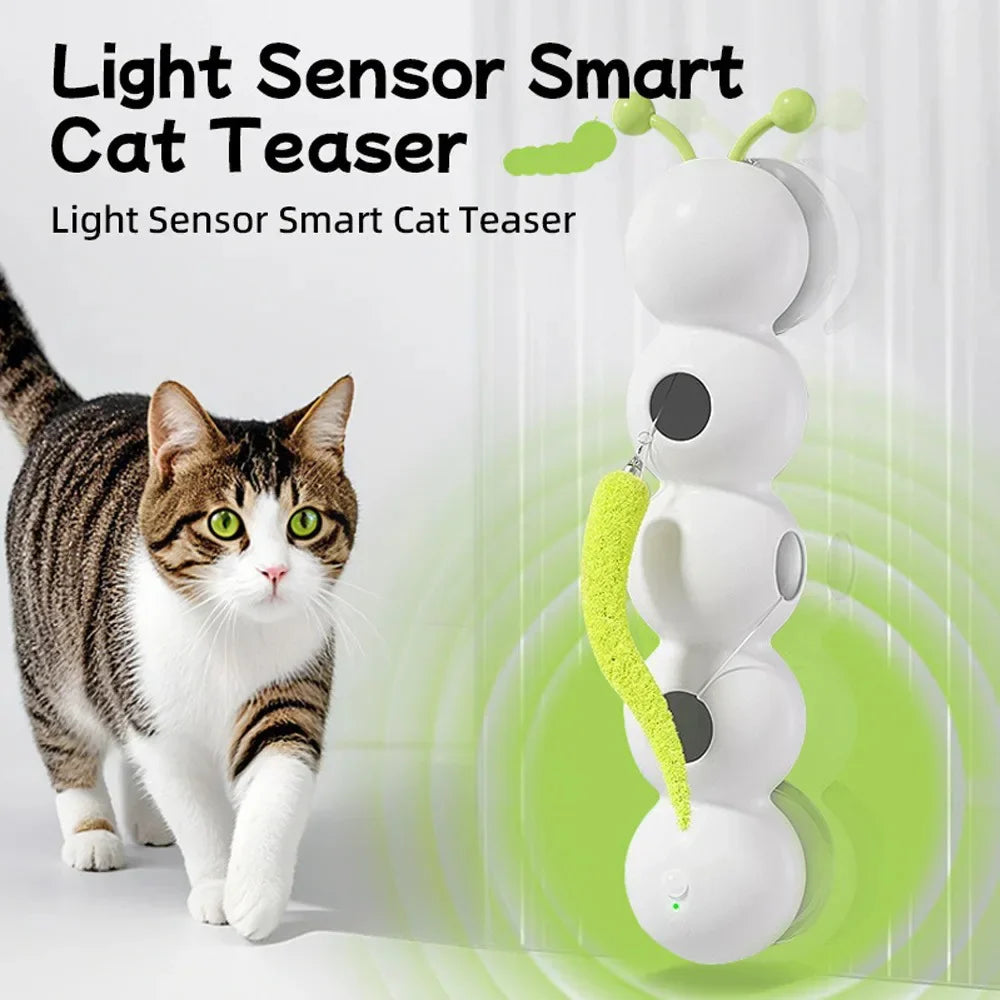 Dailypets Interactive Feather Teaser for Cats with Intelligent Motion Sensor & Auto Swing