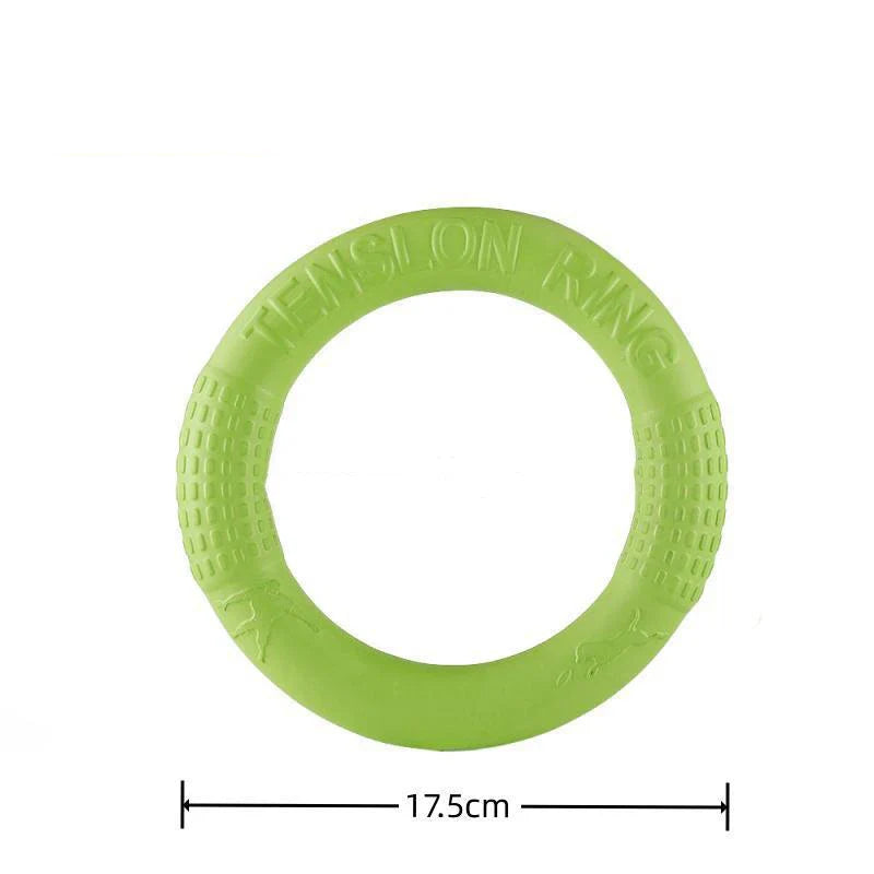 Dailypets Training Ring Dog Toy Gentle Grip Fetch Ring