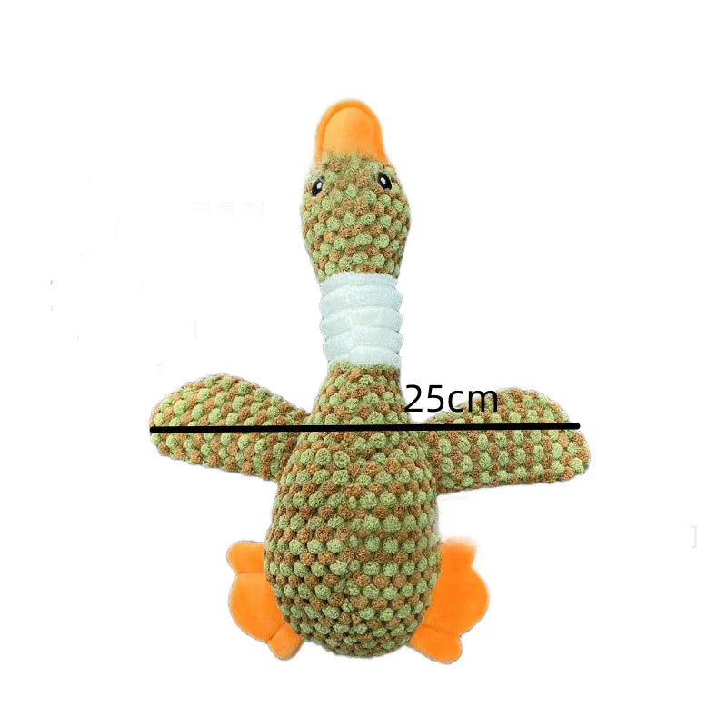 Dailypets Plush Squeaky Dog Toy Indoor Duck Play Plush