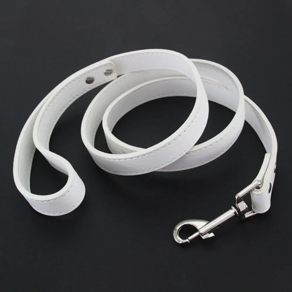 Dailypets Soft PU Leather Dog Leash with Alloy Hook for Everyday Walks and Training