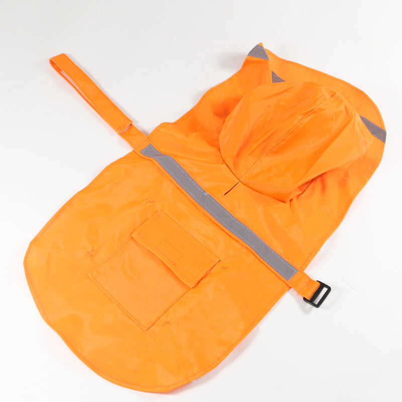 Dailypets Dog Walking Raincoat, Reflective Jacket with Easy Velcro Fit