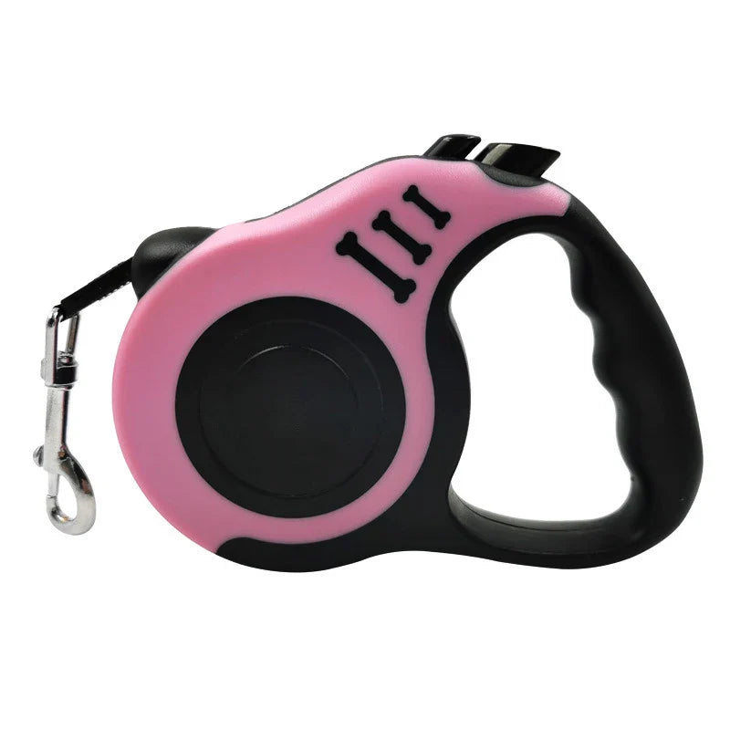 Dailypets Lock Control Dog Lead – Retractable Nylon Leash in Assorted Colours
