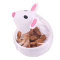 Dailypets Mouse-Shaped Interactive Treat Dispenser for Cats with Wobble Slow Feeder