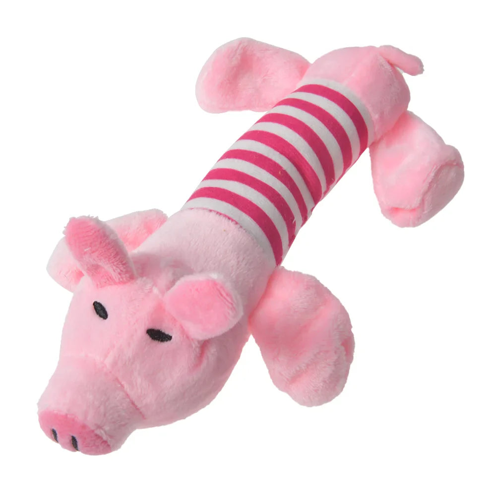 Dailypets Plush Animal Chew Toy for Pets with Soft Fabric & Interactive Play Fun
