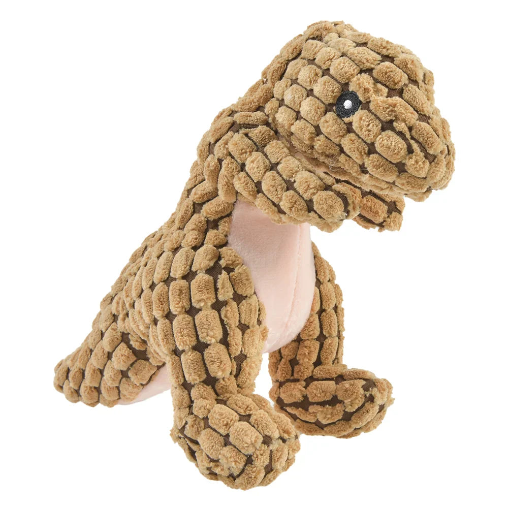 Dailypets Plush Squeaky Dog Toy Assorted Dinosaur Dog Plush