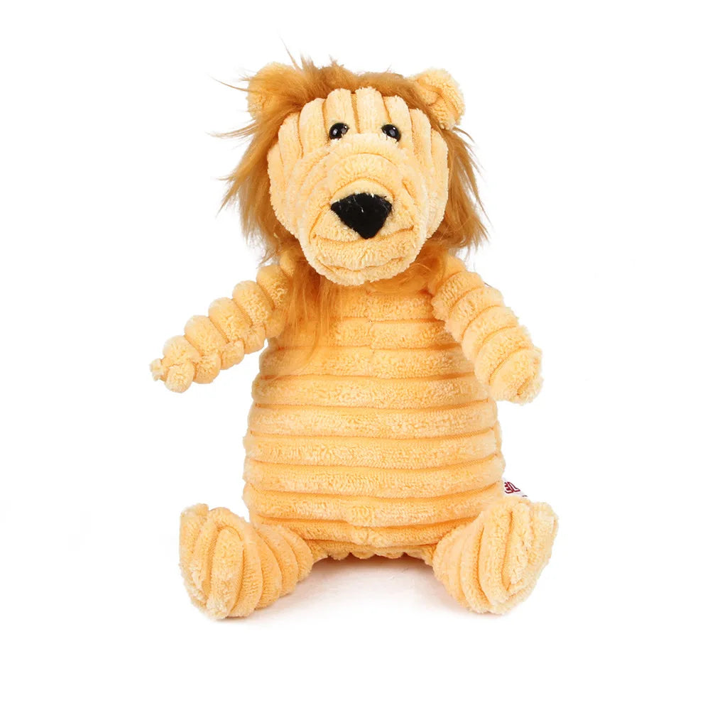 Dailypets Playtime Pals Squeaky Dog Toy – Assorted Animal Characters