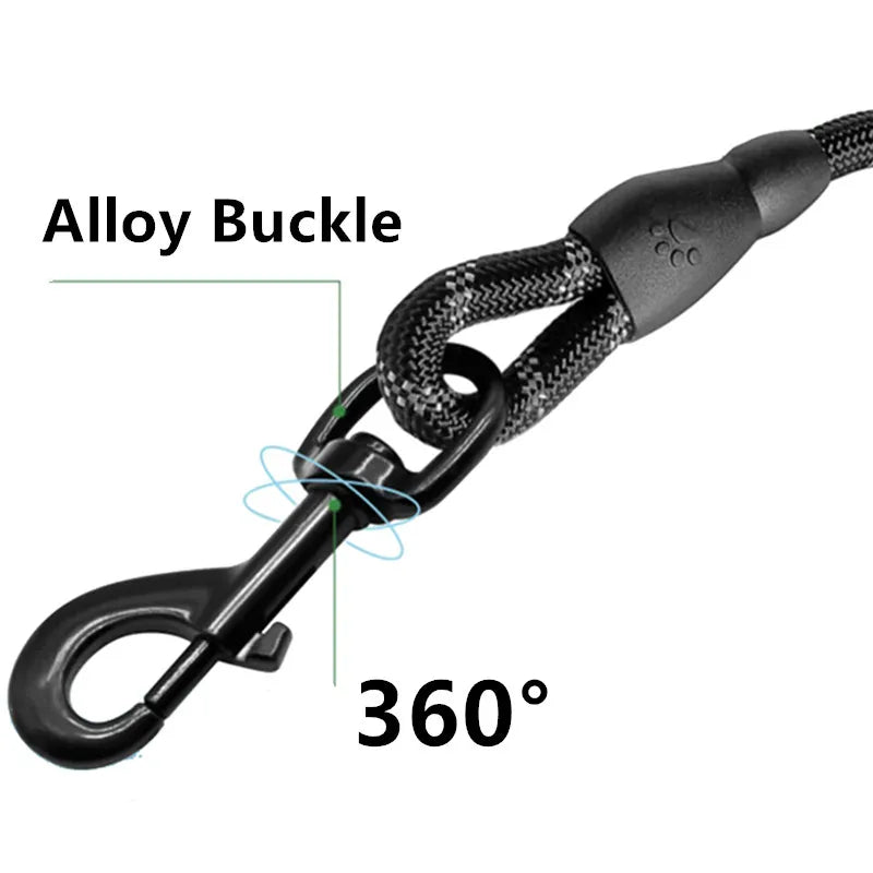 Dailypets 50 cm Heavy-Duty Dog Lead with Padded Handle for Busy Urban Walks