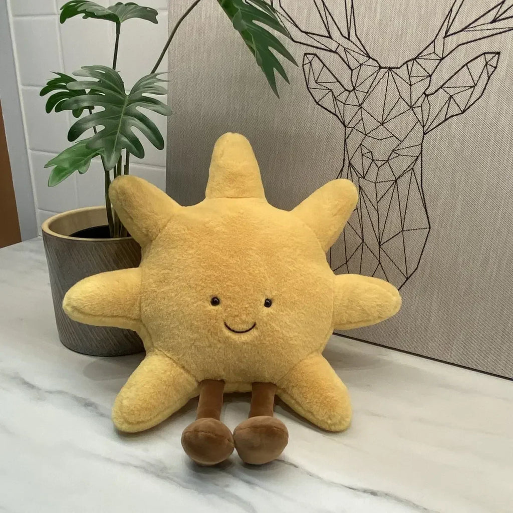 Dailypets Plush Cushion Sun and Moon Huggable Plush Pillow