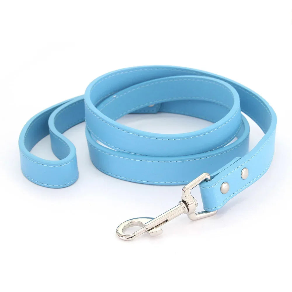 Dailypets Soft PU Leather Dog Leash with Alloy Hook for Everyday Walks and Training