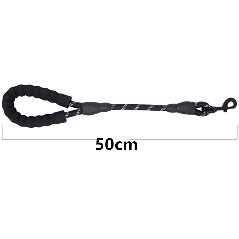 Dailypets 50 cm Heavy-Duty Dog Lead with Padded Handle for Busy Urban Walks